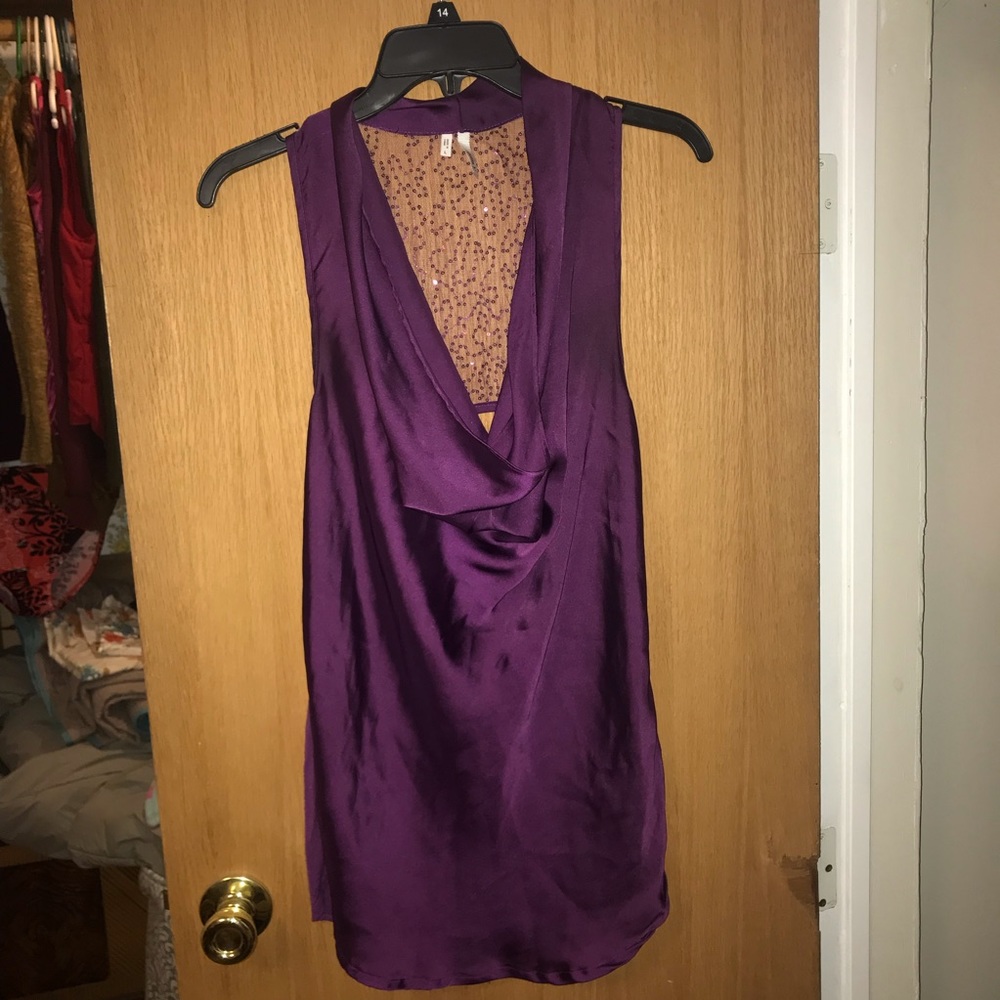 Studio Y top with sequins and unique back detail